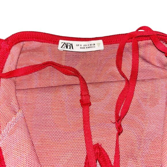 Zara Abstract Bodysuit Small - Picture 6 of 7